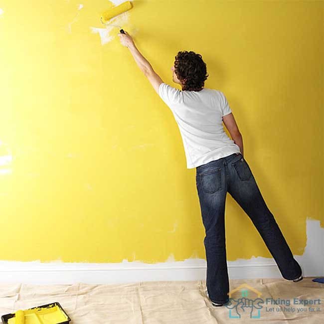 Yellow Wall Painting