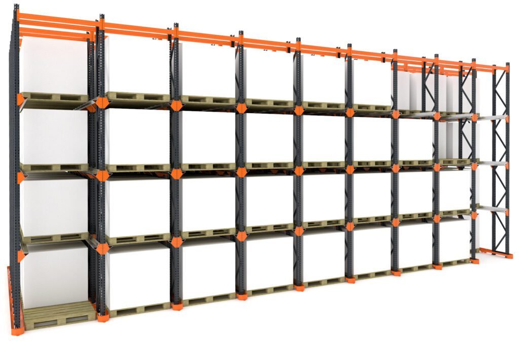 rafturi pentru paleti drive in