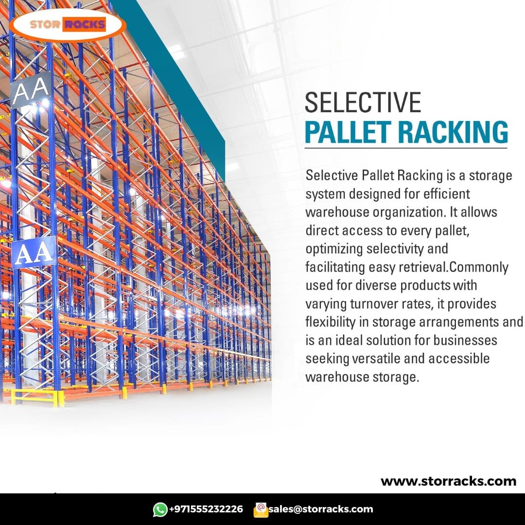 Warehouse Racks UAE | Industrial Shelving & Pallet Racking Systems ...