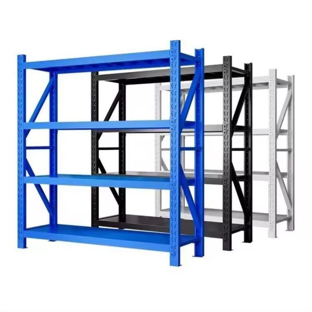 racks and shelves for storage