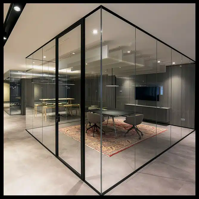 transparent trends glass partition wall market revolutionizes interior spaces