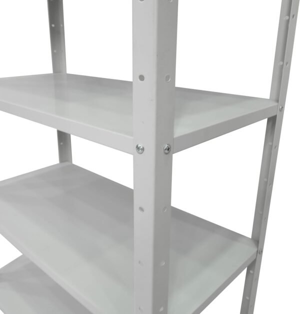 2000mm RIGID Metal Slotted Angle Racks Shelves With 5 Level | Grey color
