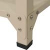 2000mm RIGID Metal Slotted Angle Racks Shelves With 5 Level | Beige Color
