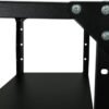 2500mm RIGID Metal Slotted Angle Racks Shelves with 5 level | Black Color