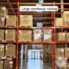 Medium Duty Storage Rack, 4-Tier Metal Shelving Orange Blue